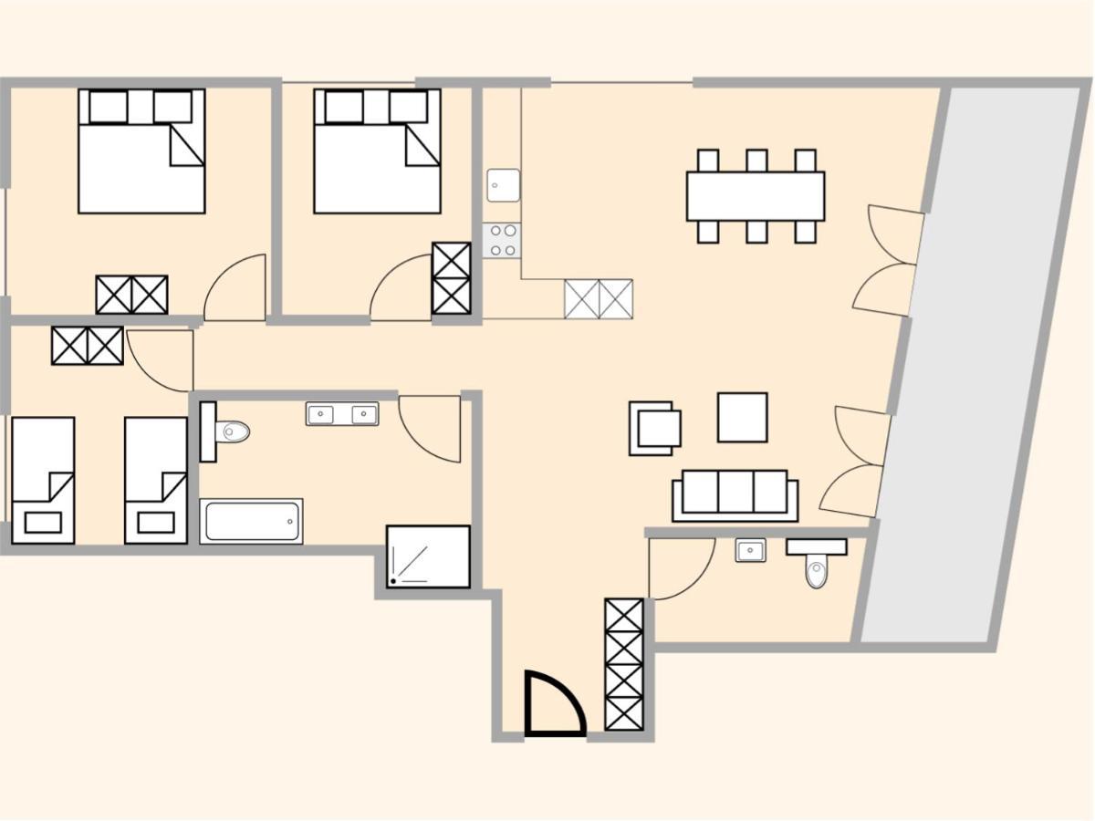 Exklusive 4.5 Zimmer Wohnung Fuer Familien Und Business Eschenz Exterior photo